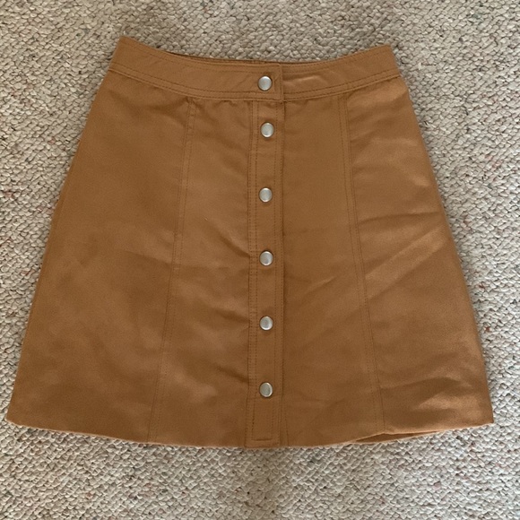 H&M Brown Suede Skirt - Picture 4 of 4